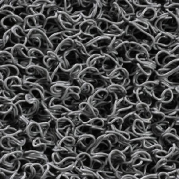 Spaghettimat met rug - afsnijding per lopende meter, rolbreedte 1,2 m - ANTRACIET