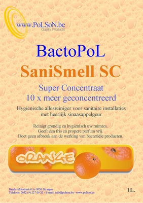 Bactopol allesreiniger "superconcentraat" Orange 1L