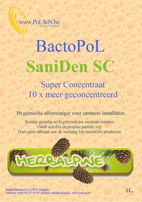 Bactopol allesreiniger "superconcentraat" Pinefresh 1L