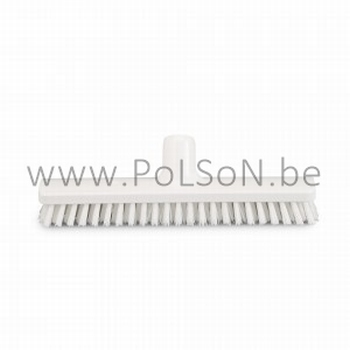 Schuurborstel 30 Cm - Wit 6st.