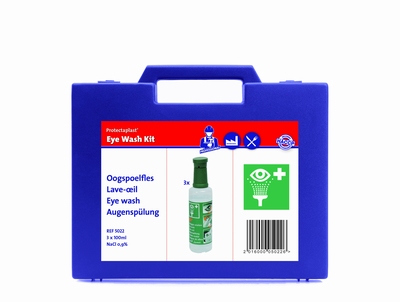 Oogspoelfles steriele oplossing met oogdop 100ml - 3 x 1st