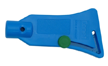 Comet vloerschraper - 10 cm - BLAUW/GROEN