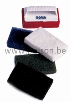 Scrubby schuurpad - 15 x 10 x 2,5 cm - ROOD