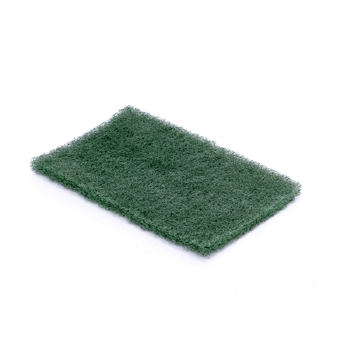 Scrubby schuurpad dun - 15 x 10 x 1 cm - GROEN