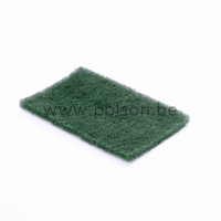 Scrubby schuurpad dun - 15 x 10 x 1 cm - GROEN