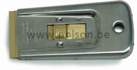 Ruitenschraper metaal - 4 cm