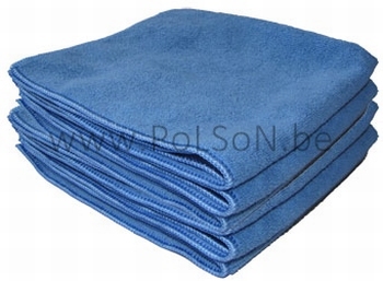 Zakje 5 x Tricot Soft 40 x 40 cm blauw