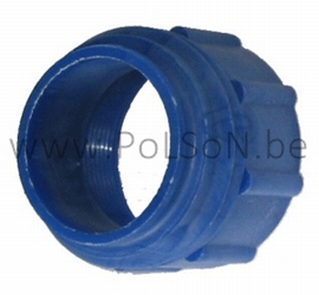 Adaptor hevelpomp blauw voor plastic vat 1