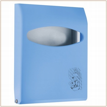 Toiletbrilovertrekdispenser Mini 200vel Blauw 1st