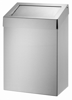 Dutch Bins Afvalbak 20 liter in geborsteld RVS