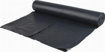 VUILNISZAKKEN LDPE OP ROL - 50 L - 10x25/rol - ZWART