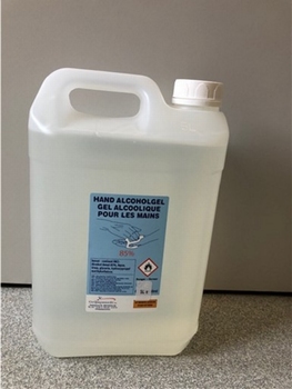 ALCOHOLGEL DES - Hydroalcoholische 85%  "echte gel" 5L