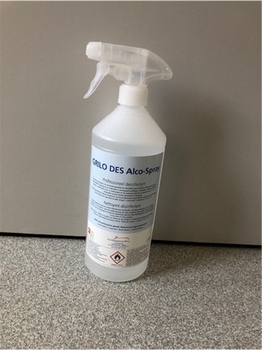 Grilo DES alco Spray voor oppervlakken - 1L - 2stuks