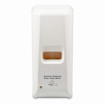 Handen-vrij-spray-dispenser voor desinfectie én zeep