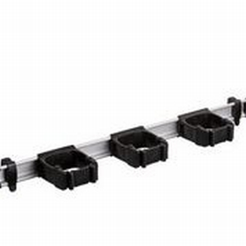 Toolflex One 54 cm rail met 3 x steelklemmen 1 set zwart