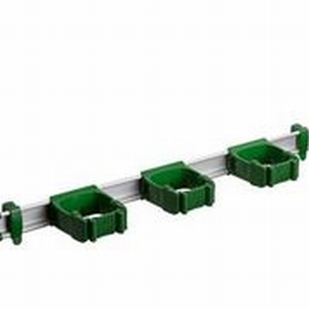 Toolflex One 54 cm rail met 3 x steelklemmen 1 set groen