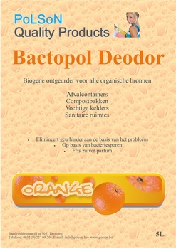 Bactopol DEODOR Orange 5L.