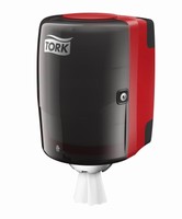 Tork Dispenser Wiper Centerfeed Roll Red / Smoke