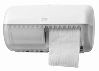 Tork Dispenser Toilet Paper Roll Twin White