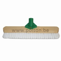 Schrobborstel polyamide met steelhouder - 40 cm