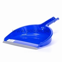 Vuilblik plastiek - 22 cm - BLAUW