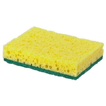 Schuurspons 010E - 13,8 x 9,8 cm - GEEL/GROEN