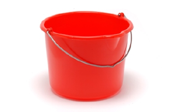 Emmer - rond - 12 l - ROOD