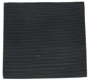 Geribde rubbermat 3 mm - 1, 2 m breed, rol 10 m