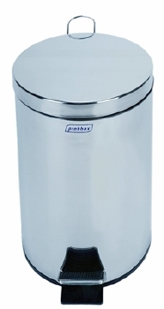 Pedaalemmer in mat RVS - 12 l