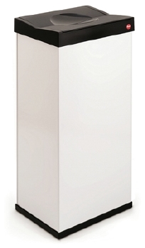 Afvalbak Hailo Big Box Swing - 52 l - WIT ZWART