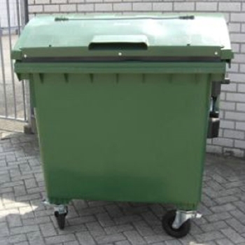 Container met 4 wielen - 1100 l - GROEN