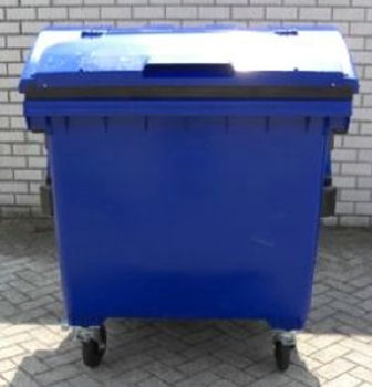 Container met 4 wielen - 1100 l - BLAUW