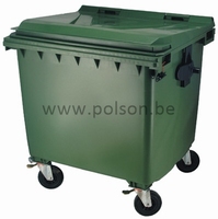 Container met 4 wielen - 770 l - GROEN