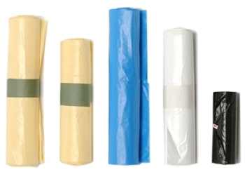 HD zak - 63 x 70 cm - T15 - 50 l - TRANSPARANT - rol 50 stuks