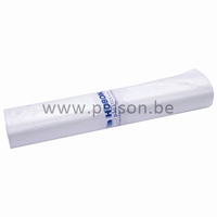 HD zak - 55 x 100 cm - T22 - 70 l - WIT - rol 25 stuks