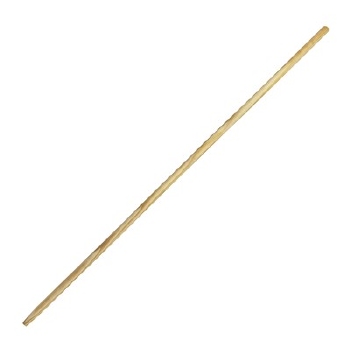 Dikke borstelsteel in hout - 150 cm