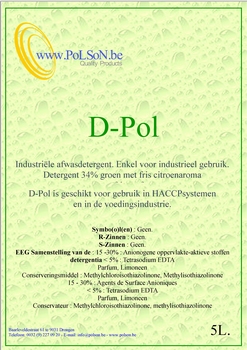 Industrieël afwas detergent 5L