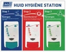 Deb. Food Huid Hygikne 3 staps Station incl dispensers