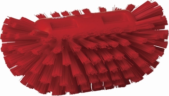 Tankborstel polyester vezels hard - 95 x 135 x 210mm rood
