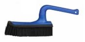 HANDBORSTEL RUBBER+WISSER met draaibaar handvat - blauw