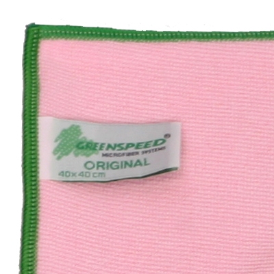 Microvezeldoek Greenspeed Original - 40 x 40 cm - ROOD