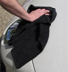 Microvezeldoek MAXI BLACK 40 x 85 cm zwart