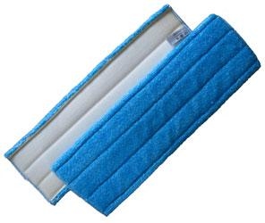 Mop Microvezel 44 x 13 cm blauw ultra resistent