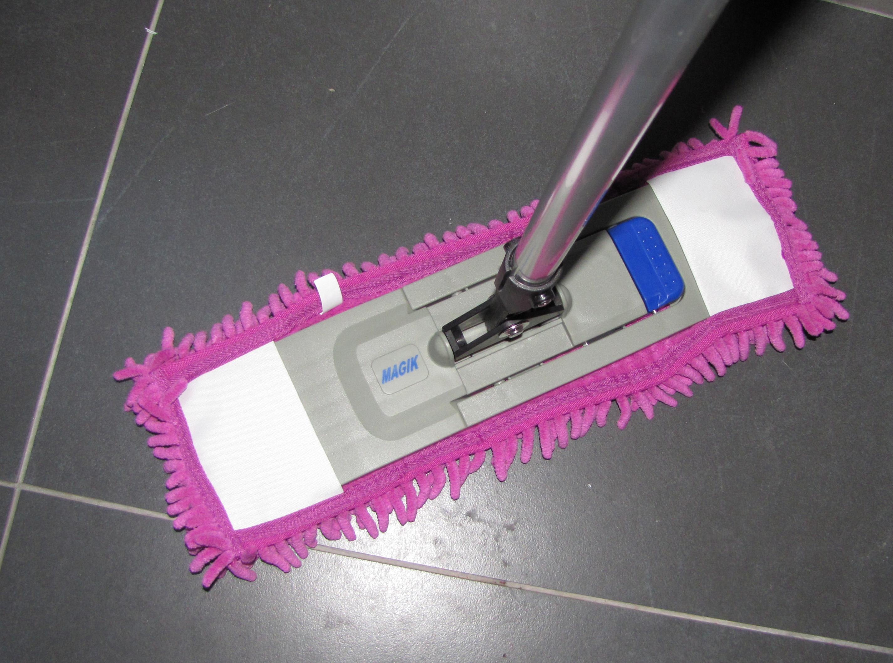 Mop Microvezel Rasta Pocket 44 x 13 cm blauw