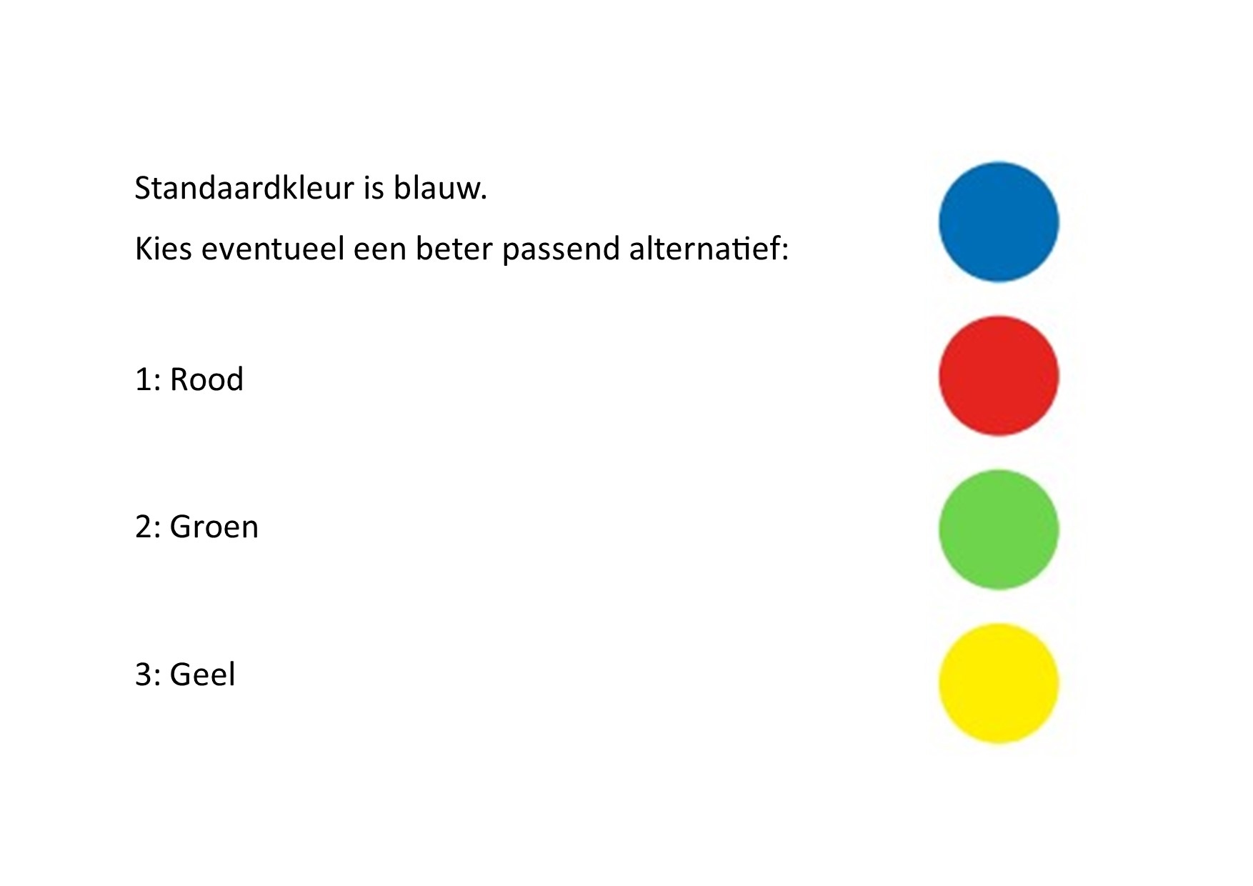 Set 4- kleuren emmer 6L  Blauw, groen rood, geel