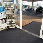 Spaghettimat zonder rug - afsnijding per lopende meter, rolbreedte 1,2 m - ANTRACIET