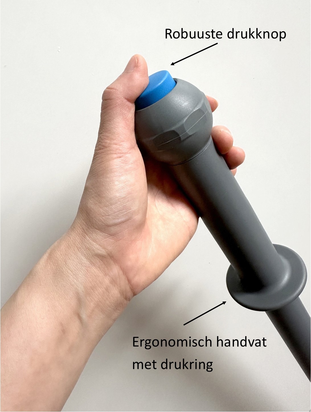 Sprenkelersteel met reservoir ZAPA Pro  grijs