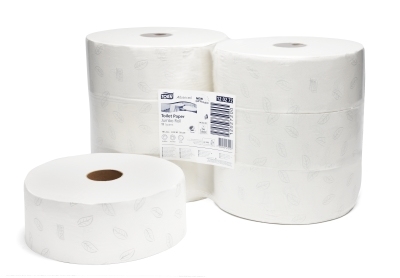Tork T1 Jumbo Toilet Roll, 2-Ply, 1700 Sheets, Pack Of 6