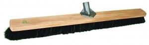 Zaalveger   60cm gemengd paardenhaar +steelhouder 1st.