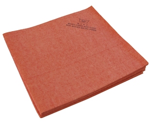 Zakje 5 x Non Woven Microvezeldoek 40 x 38 cm rood